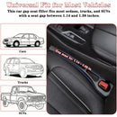 Car Seat Gap Filler Organizer of 2, 2 in 1 Car Gap Filler | Universal Gap Filler with Storage Pockets, No Drop Seat Guard for Phones Keys Cards,Car Accessories for Most Cars Trucks SUVs - Black - Size 2PCS