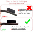 Car Seat Gap Filler Organizer of 2, 2 in 1 Car Gap Filler | Universal Gap Filler with Storage Pockets, No Drop Seat Guard for Phones Keys Cards,Car Accessories for Most Cars Trucks SUVs - Black - Size 2PCS