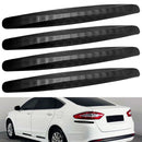 4-Packs Black Bumper Guard Strip | Anti-Collision Patch, Anti-Scratch Protector Trim, Universal for Cars SUV Pickup Truck - Black - Size 4PCS