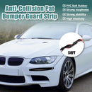 4-Packs Black Bumper Guard Strip | Anti-Collision Patch, Anti-Scratch Protector Trim, Universal for Cars SUV Pickup Truck - Black - Size 4PCS