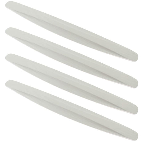 4-Packs Black Bumper Guard Strip | Anti-Collision Patch, Anti-Scratch Protector Trim, Universal for Cars SUV Pickup Truck - Gray - Size 4PCS