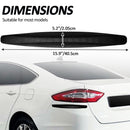 4-Packs Black Bumper Guard Strip | Anti-Collision Patch, Anti-Scratch Protector Trim, Universal for Cars SUV Pickup Truck - White - Size 4PCS