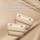 2Pack Car Seat Gap Filler Organizer - Leather Console Side Pocket Seat Storage - Stylish and Practical Car Accessories for Cars,SUV,Truck - Red - Size 2 Pack