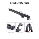 Car Seat Gap Filler 2 Pack, Universal Fit PU Leather Car Seat Gap Plug to Fill The Gap Between Seat and Console, Car Seat Crevice Blocker Stop Things from Dropping - Black - Size 2PCS