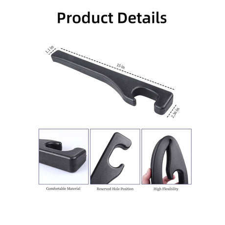 Car Seat Gap Filler 2 Pack, Universal Fit PU Leather Car Seat Gap Plug to Fill The Gap Between Seat and Console, Car Seat Crevice Blocker Stop Things from Dropping - Red - Size 2PCS