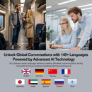 AI Smart Translation Glasses: 110+ Languages, Photochromic Lenses, Bluetooth – Ideal for Travel, Business & Daily Use（black）