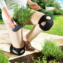 Black Gardening Knee Pads (2-Pack): Ultra-Thick Memory Foam, Adjustable Straps – Ideal for Gardening, Cleaning, Flooring & Work