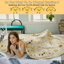 Burritos Tortilla Throw Blanket(Beige), Novelty Funny Round Blanket for Adults & Kids, Soft Flannel Tortilla Wrap Blanket（60",Teenagers）