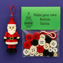 Christmas gift Christmas Button Ornament - Festive Santa Design Craft Kit （Snowman）