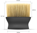 Yellow & Black Car Detailing Brush Set (2-Pack): Soft Bristle Dust Cleaners for Air Vents, Dashboard & Home Use