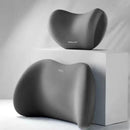 Christmas gift Car Headrest & Lumbar Support Set, Ergonomic Plush Cushion for Driver & Passenger, Comfort & Spine Protection for Long Drives（blue）