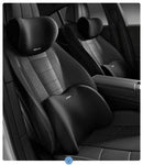 Christmas gift Car Headrest & Lumbar Support Set, Ergonomic Plush Cushion for Driver & Passenger, Comfort & Spine Protection for Long Drives（blue）