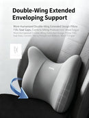 Christmas gift Car Headrest & Lumbar Support Set, Ergonomic Plush Cushion for Driver & Passenger, Comfort & Spine Protection for Long Drives（pink）