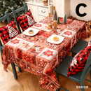 Christmas gift Christmas Tablecloth - Festive 180x150cm Table Cover for Holiday Dining & Home Decor（E）