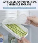 Airtight Food Storage Containers Set – 5-Piece Multi-Size (2x350ml, 1x700ml, 1x800ml, 1x1600ml), BPA-Free, Freezer & Microwave Safe with Soft-Seal Lids, Stackable for Complete Kitchen Organization (White)