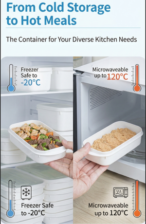 Airtight 800ml Food Storage Container, 1-Pack – BPA-Free, Freezer & Microwave Safe with Soft-Seal Lid, Stackable for Fridge Organization, Great for Meal Prep, Soups, and Bulk Storage (White)