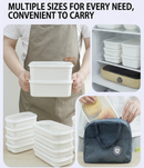 Airtight 800ml Food Storage Container, 1-Pack – BPA-Free, Freezer & Microwave Safe with Soft-Seal Lid, Stackable for Fridge Organization, Great for Meal Prep, Soups, and Bulk Storage (White)