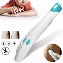 Portable Anti-Itch Pen for Bug Bites – Electronic Relief Device for Mosquito, Bee, Spider & Ant Stings, Chemical-Free Pain Relief, Instant Soothing (White)