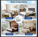 4-Piece Bed Sheet Holders Set – Adjustable No-Pin Fitted Sheet Clips for Mattress Corners, Prevents Sliding and Creasing (White)