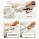 Removable Pot Handle with Quick-Release Clip – Universal Kitchen Cookware Handle Replacement for Pans and Pots (White)