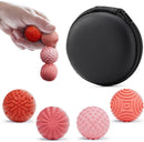 Silicone Magnetic Fidget Balls for Office & Travel – Quiet Sensory Toys to Relieve Stress & Anxiety (Red)