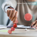 Silicone Magnetic Fidget Balls for Office & Travel – Quiet Sensory Toys to Relieve Stress & Anxiety (Red)