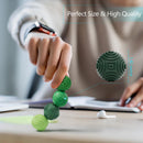 Silicone Magnetic Fidget Balls for Office & Travel – Quiet Sensory Toys to Relieve Stress & Anxiety (Green)