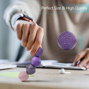 Silicone Magnetic Fidget Balls for Office & Travel – Quiet Sensory Toys to Relieve Stress & Anxiety (Purple)