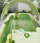 Inflatable Swimming Pool 260×160×56cm with Canopy & Dinosaur Spray – Kids Outdoor Water Play Set for Backyard, Garden, Summer Fun (Green)