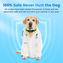 Smart Anti-Bark Collar for Dogs – Rechargeable, IP67 Waterproof, HD Color Screen, 4 Safe Modes (Beep, Vibration, Beep+Vib, Protected), Auto-Sensing, Mistake-Proof Chip, Adjustable Fit, No Shock Default, Ideal for Small to Large Breeds (Black)