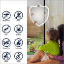 Magnetic Screen Door 100cm x 210cm – Self-Adhesive Mesh Netting for Mosquito & Wasp Protection, Indoor Outdoor Use, (Black,L)