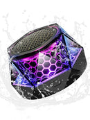 Magnetic Bluetooth Speaker – RGB Light Show, IPX7 Waterproof, TWS Stereo Pairing, 24H Playtime, Compact Design – Perfect for Home, Car, Outdoor Use (Black)