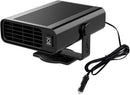 12V 120W Portable Car Heater and Defroster, 2-in-1 Fast Heating & Cooling Fan for Windshield Demisting, 360° Rotatable Auto Warmer for Winter Driving (Black)