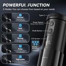 Electric Ear Cleaner with 5 Modes – Rechargeable Ear Irrigator with LCD Display, Foldable Nozzle, and Soft Silicone Tips for Safe Earwax Removal at Home or Travel (Black)