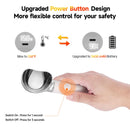 Heated Ice Cream Scoop with LED Display & 3400mAh Battery – Rechargeable, IP67 Waterproof, Instant Heating for Hard Ice Cream, Suitable for Home and Commercial Use (White)