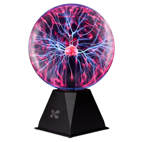 Plasma Ball Lamp - Touch & Sound Sensitive USB-Powered Globe for Decor, Parties & STEM Learning (4 Inch)