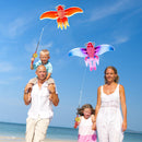 Kids’ Mini Fishing-Rod Kite Set –  3-Pack Fish Designs, Easy-Grip Reel Handle, Adjustable Line, Lightweight & Durable for Outdoor Play, Perfect for Beginners Ages 3–8, Encourages Active Fun and Family Bonding (Multicolor)