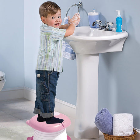 Portable Folding Potty for Toddlers – Compact Travel Toilet with Cat Design, Easy to Carry & Clean, Ideal for Home, Car, Camping, Outdoor Use (Pink)
