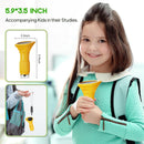 Student Digital Microscope for Kids – Portable 1000x Magnification Handheld Scope with 2 Inch HD Screen, LED Light & Photo Storage, Ideal for Science Class and Outdoor Exploration (Yellow)