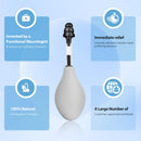 Ear Pressure Relief Tool – Natural Headache & Tinnitus Relief Device, Instant Pain Reduction, Portable Ear Massage for Migraine, Insomnia, Dizziness Use(Grey)