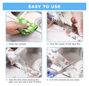 2-Pack Waterproof Self-Adhesive Sealant Tape – Transparent PVC Edge Strip for Kitchen, Bathroom, Sink, Toilet, and Wall Corners – Easy to Cut and Clean (Pattern1)