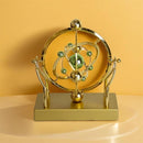 Celestial Orbit Perpetual Motion Pendulum, Kinetic Art Desk Decor 3D Space,Battery Powered Perpetual Motion Machine, Kinetic Art Desk Decor Science, Magnetic Balance Model for Home Or Office (Gold)