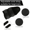 Golf Wrist Alignment Trainer for Home & Range Practice – 2-Pack Adjustable Swing Correction Brace for Beginners and Pros (Black)