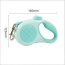 Retractable Dog Leash – 16.5 ft Automatic Walking Lead with One-Hand Brake Lock & Anti-Tangle Nylon Tape – Heavy-Duty 55 lb Capacity – Ideal for Small to Medium Dogs (Green)