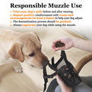 Soft Mesh Dog Muzzle for Small Medium Large Dogs – Breathable Adjustable Anti-Bite Chewing Guard with Overhead Strap – Fits Labrador, German Shepherd, Golden Retriever – 5 Sizes (Black,XL)