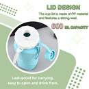 Collapsible Silicone Water Bottle 600ML – Foldable, Leak-Proof, BPA-Free, Portable Outdoor Sports Bottle with Carrying Strap – Compact Design for Hiking, Gym, Travel (Green)