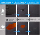 Kitchen Counter Mat for Coffee Maker – Absorbent & Quick-Dry Bar Pad with Non-Slip Backing, Protective Surface for Espresso Machine, Dish Drying Mat (Red,50*80cm)