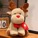Christmas 4-in-1 Plush Set (Tree + Santa + Reindeer): Perfect Birthday/Christmas/Party Gift for Boys, Girls & Adults