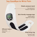 Smart Heated Wrist Support with Vibration Massage – 3 Heat Levels & 10 Modes for Comfort, Recovery & Daily Use (Blue) | White Version Available In-Store
