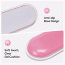 Ergonomic Gel Wrist Rest Set – Keyboard and Mouse Support Pad with Soft Cushioning for Office, Work, Gaming, and Study – Anti-Slip Base, Comfortable Design (Pink)